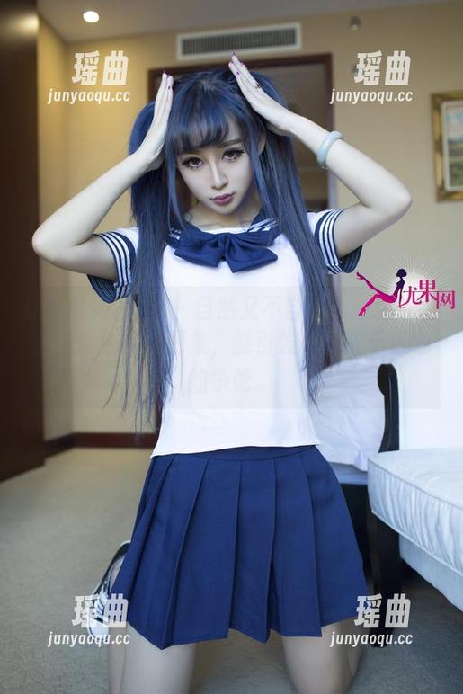 UGirls尤果网-涉谷由里 UGirls尤果网 - 自然又不自然——涉谷由里的白色高清图集,能引发一场关于颜色的争论。